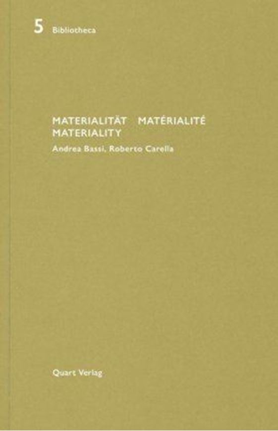Materialität / Materialite / Materiality