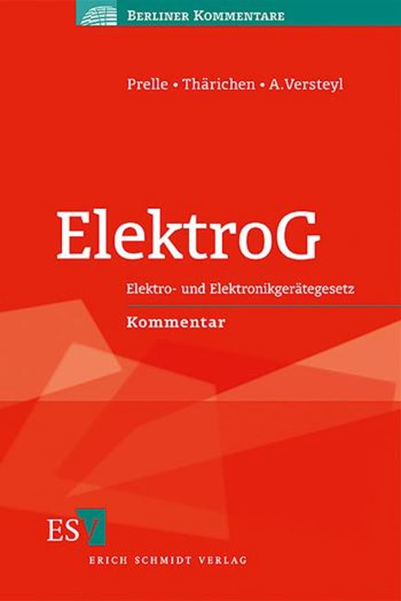 ElektroG Elektro- und Elektronikgerätegesetz