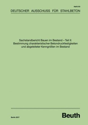 DAfStb 619Sachstandbericht - Bauen im Bestand Teil II   