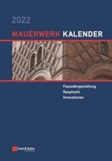 Mauerwerk-Kalender  2022 Fortsetzungsbezug