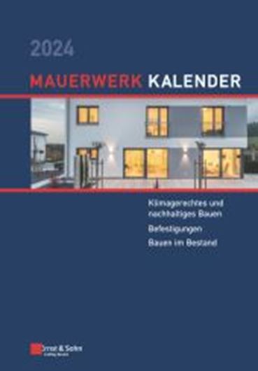 Mauerwerk-Kalender 2024 Fortsetzungsbezug