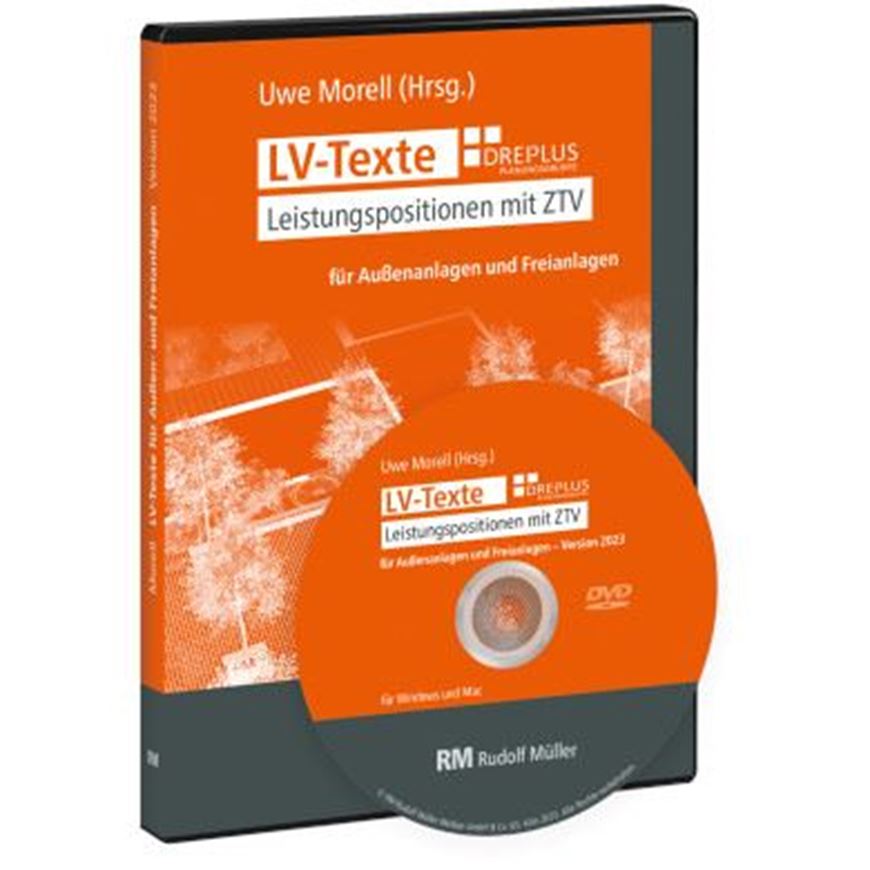LV-Texte Außenanlagen und Freianlagen, DVD-ROM
