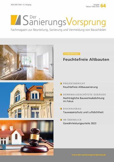 Der SanierungsVorsprung Premium - digital + print (ehemals der Bauschaden)