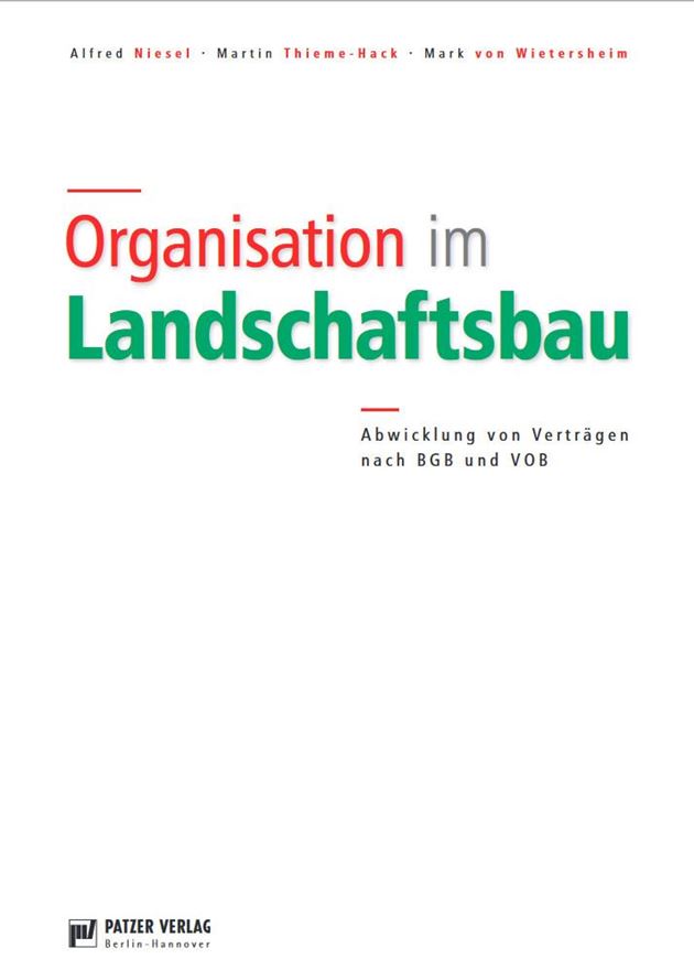 Organisation im Landschaftsbau