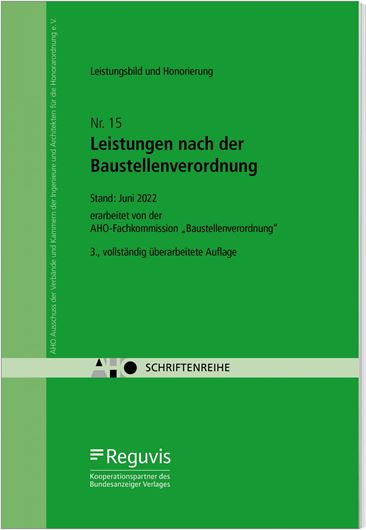 AHO Heft 15 - Leistungen nach der Baustellenverordnung