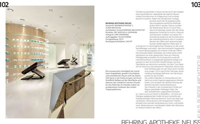 Apotheken - Architektur und Raumgestaltung
