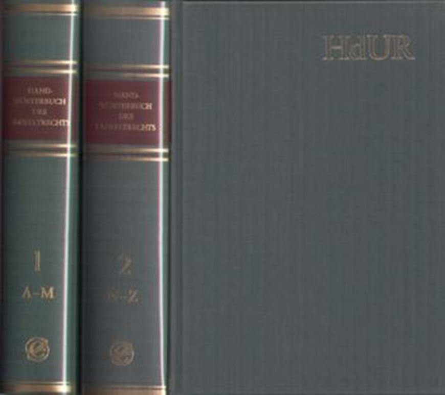 Handworterbuch des Umweltrechts HdUR   