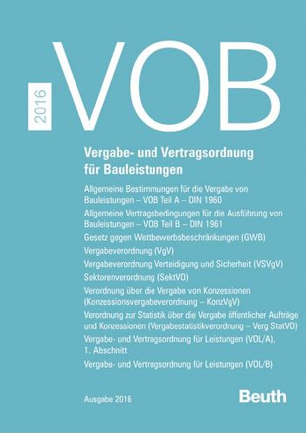 VOB Zusatzband 2016