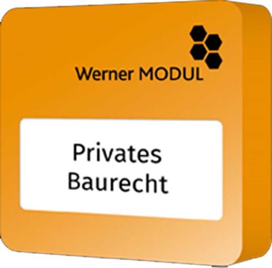 Werner Privates Baurecht Online-Jahresabonnement