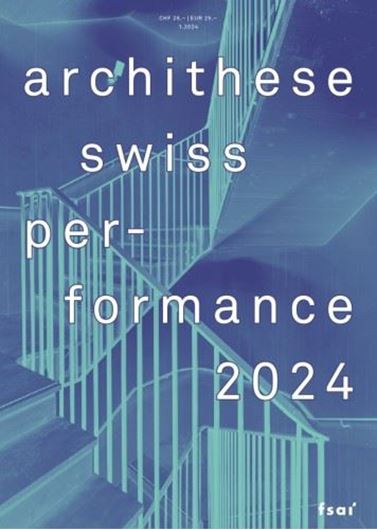 archithese 1/2024: swiss performance 2024