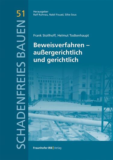 Beweisverfahren - außergerichtlich und gerichtlich.