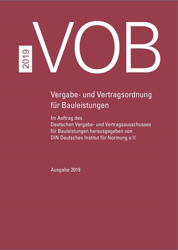 VOB Gesamtausgabe 2019 E-BOOK