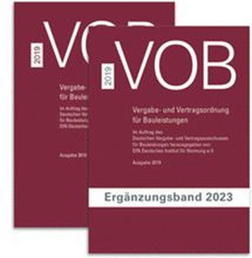 Paket  VOB Gesamtausgabe 2019 plus VOB Ergänzungsband 2023