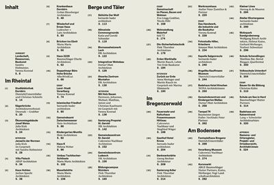 Architektur in Vorarlberg