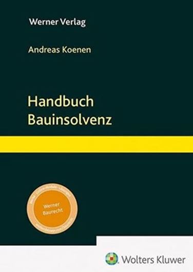 Handbuch Bauinsolvenz Handbuch Bauinsolvenz