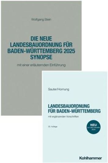 Landesbauordnung für Baden-Württemberg PAKET aus 2 Bänden Landesbauordnung für Baden-Württemberg PAKET aus 2 Bänden