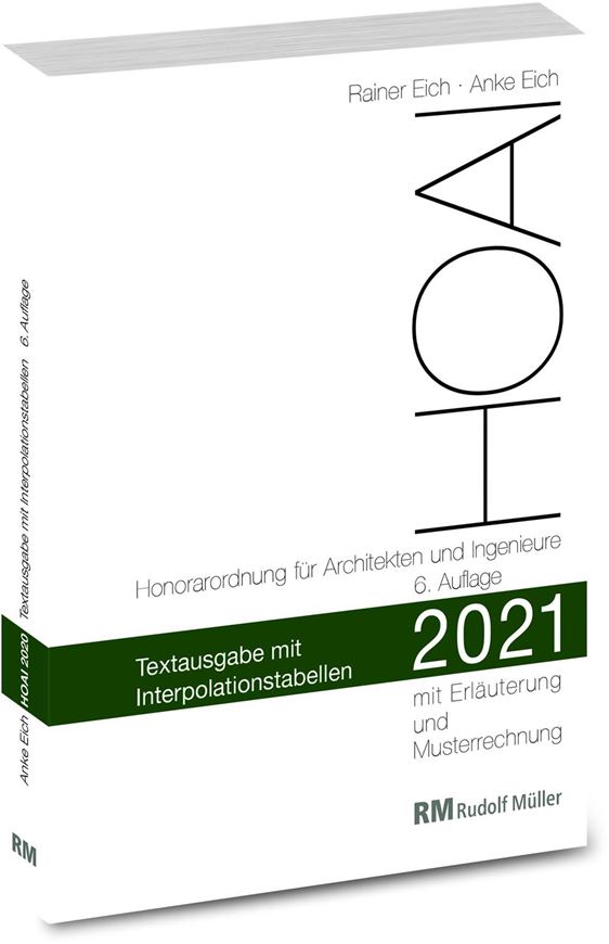 HOAI 2021- Textausgabe mit Interpolationstabellen