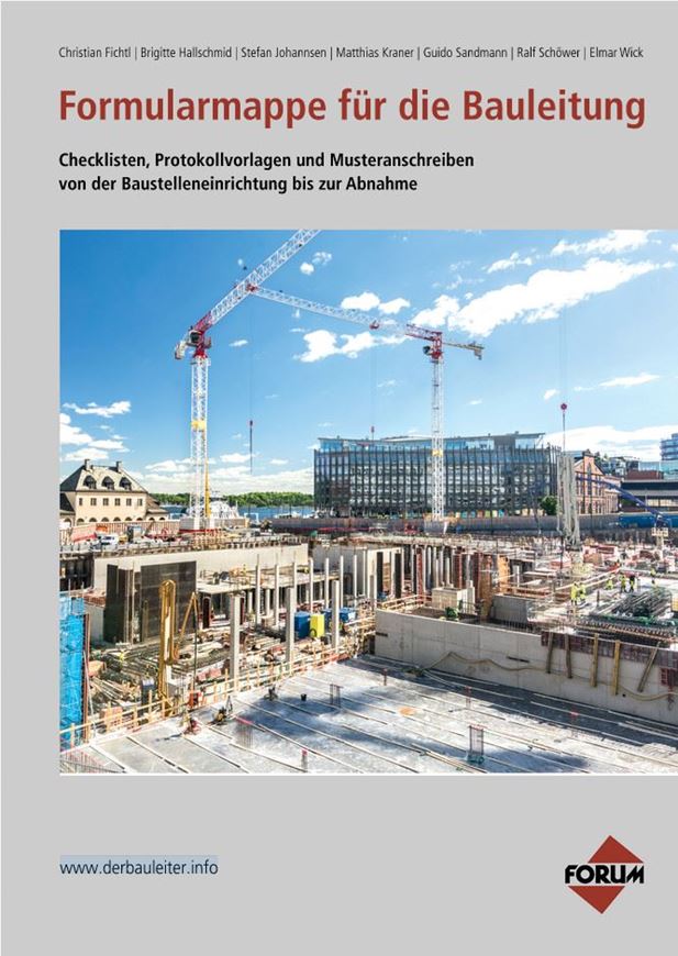 Formularmappe für die Bauleitung