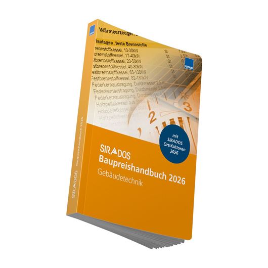 SIRADOS Baupreishandbuch 2025 Gebäudetechnik