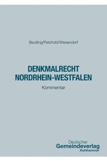 Denkmalrecht Nordrhein-Westfalen