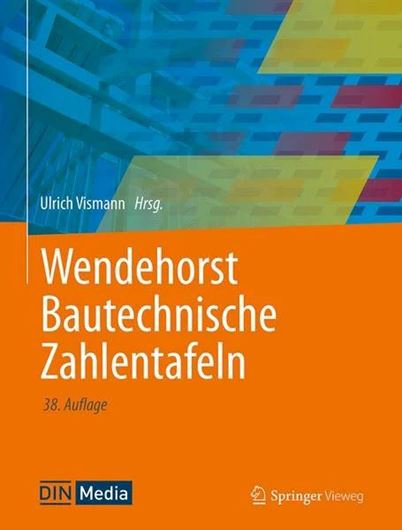 Wendehorst Bautechnische Zahlentafeln