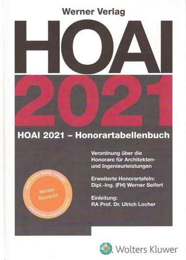 HOAI 2021 - Honorartabellenbuch