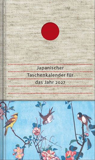 Japanischer Taschenkalender für das Jahr 2027