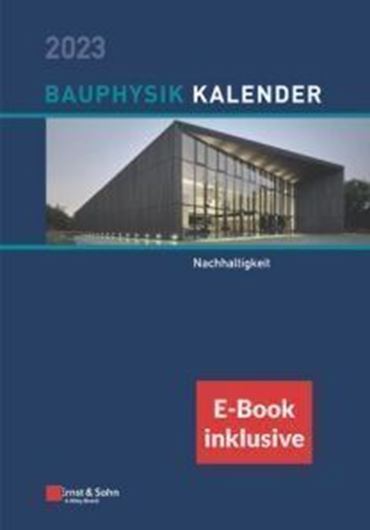 Bauphysik-Kalender 2023 (inkl. EBOOK als PDF)  - Fortsetzungsbezug