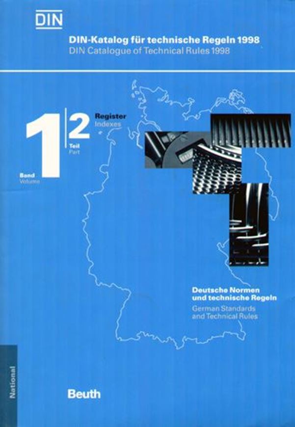 DIN-Katalog für technische Regeln 1998