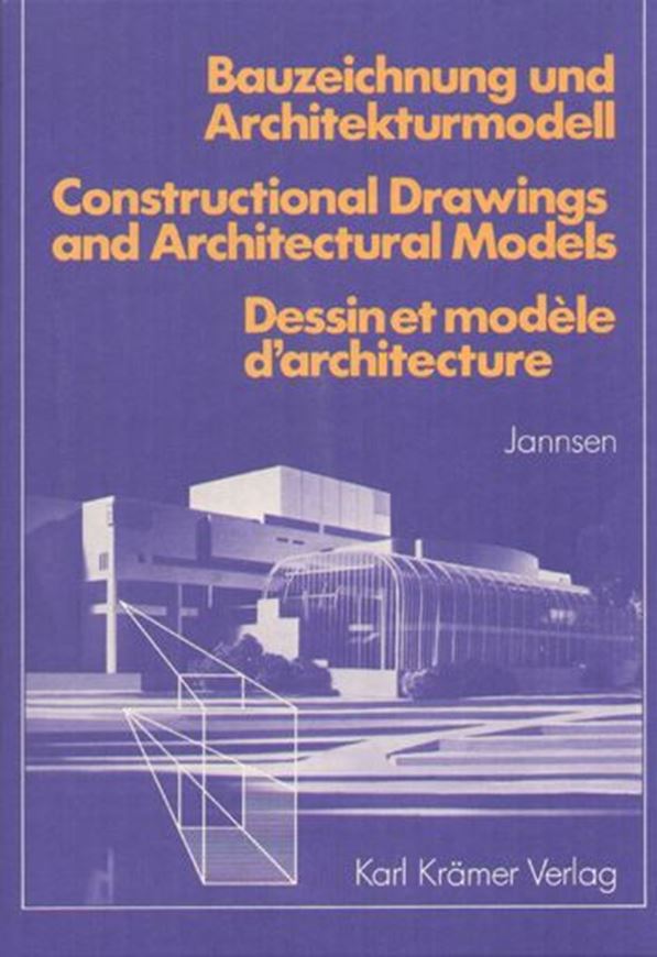 Bauzeichnung und Architekturmodell   