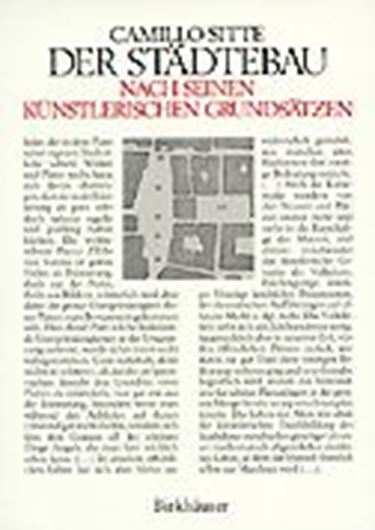 Der Städtebau nach seinen künstlerischen Grundsätzen