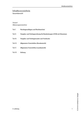 Vergabehandbuch für die Durchführung von kommunalen Bauaufgaben in Nordrhein-Westfalen