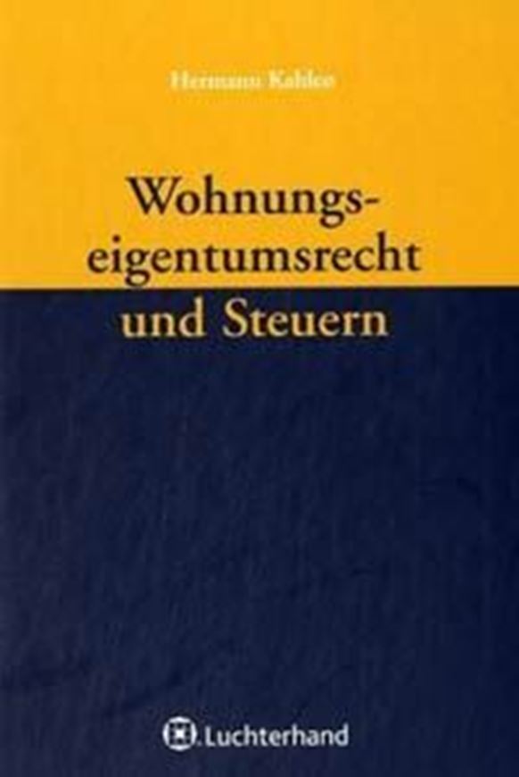 Wohnungseigentumsrecht und Steuern   