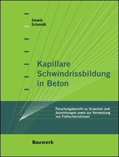 Kapillare Schwindrissbildung in Beton