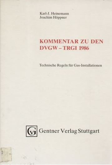Kommentar zu den DVGW - TRGI 1986   