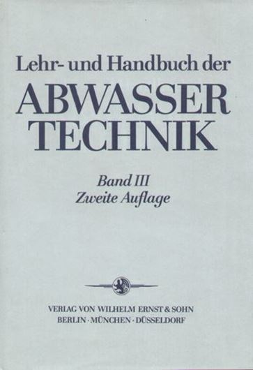 Lehr- und Handbuch der Abwassertechnik, Bd. III   