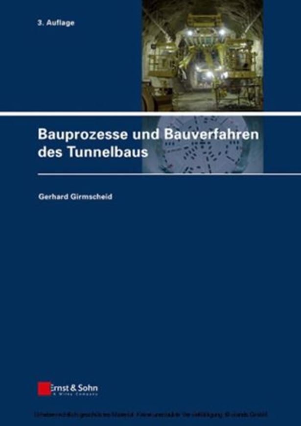 Bauprozesse und Bauverfahren des Tunnelbaus EBOOK