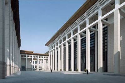 Das Chinesische Nationalmuseum in Peking   