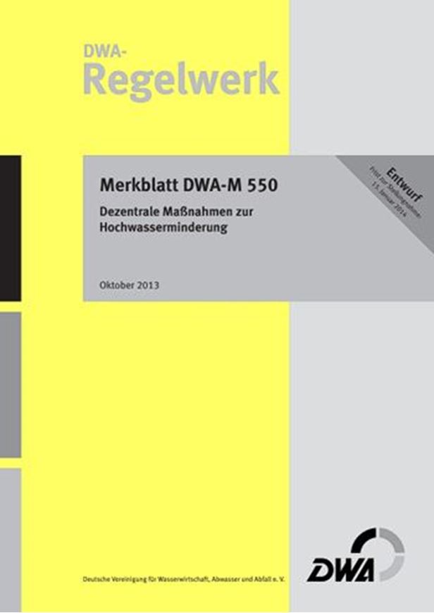 Merkblatt DWA-M 550 (Entwurf)   
