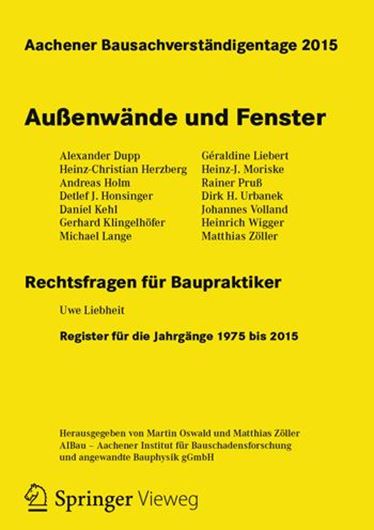 Aachener Bausachverständigentage 2015