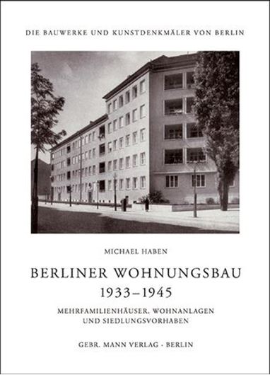 Berliner Wonungsbau 1933-1945   