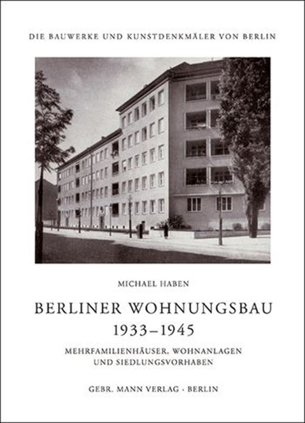Berliner Wonungsbau 1933-1945   