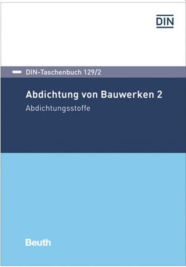 DIN-Taschenbuch 129/2 - Abdichtung von Bauwerken 2