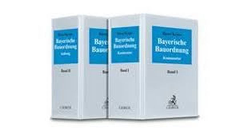 Bayerische Bauordnung. Loseblatt-Kommentar inkl. ABO