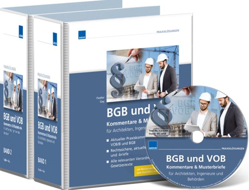 BGB und VOB Kommentare & Musterbriefe für Architekten, Ingenieure und Behörden