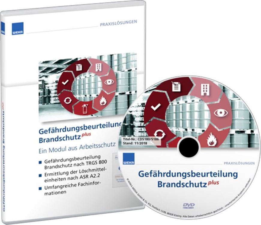 Gefährdungsbeurteilung Brandschutz plus - DVD Version