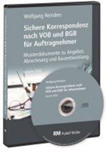 Sichere Korrespondenz nach VOB und BGB für Auftragnehmer, CD-ROM