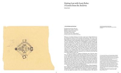 Louis Kahn - The Importance of Drawing