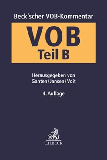 Beck'scher VOB- Kommentar  VOB Teil B