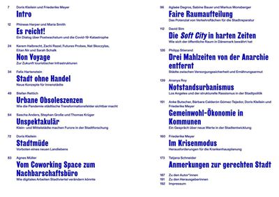 Die Stadt nach Corona